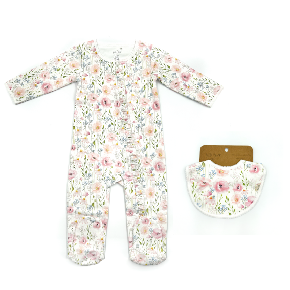 PACK Pijama Baby Franela + Babero/Bandana
