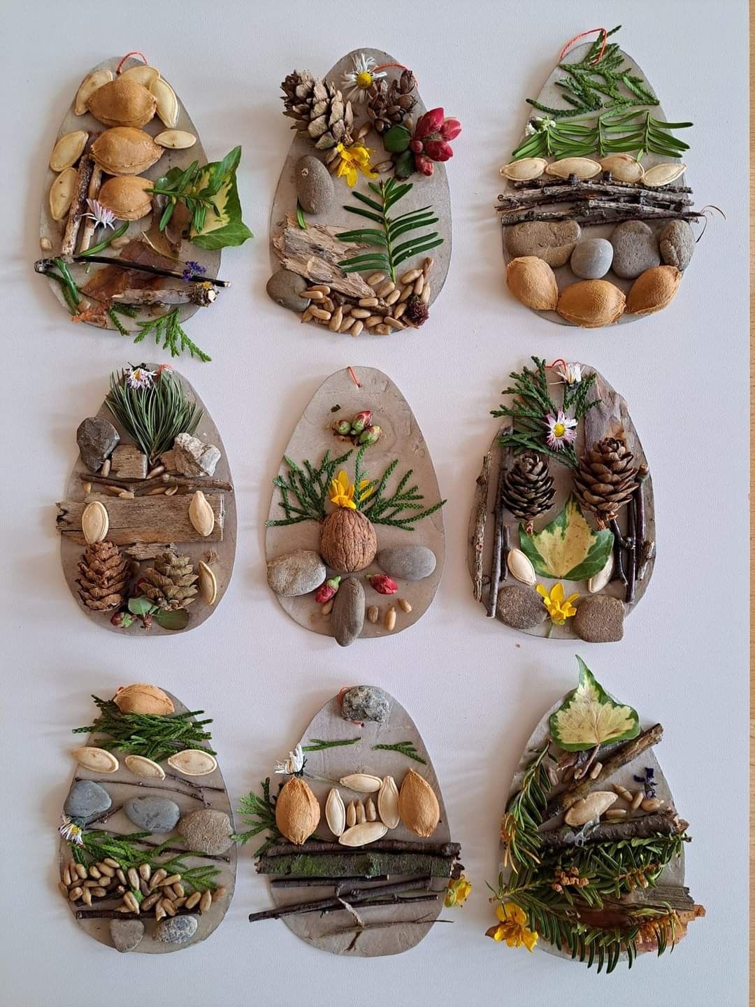 🐰 Actividad de Pascua: Huevitos creativos con materiales naturales