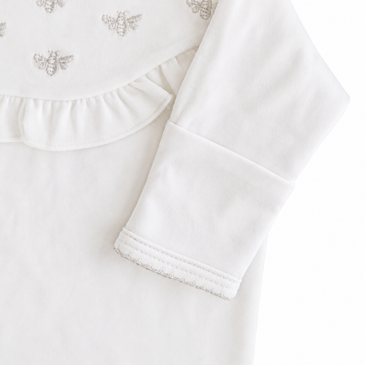 Pijama Baby Niña White Bee- Algodón Pima