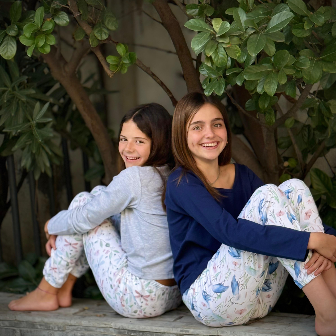 Pijama Largo Teens Bluebirds