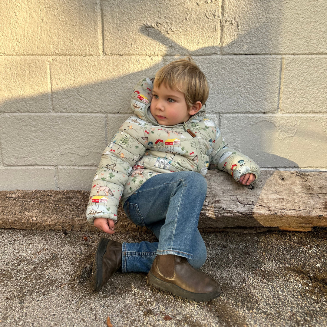 Parka Reversible Green - Chiloe