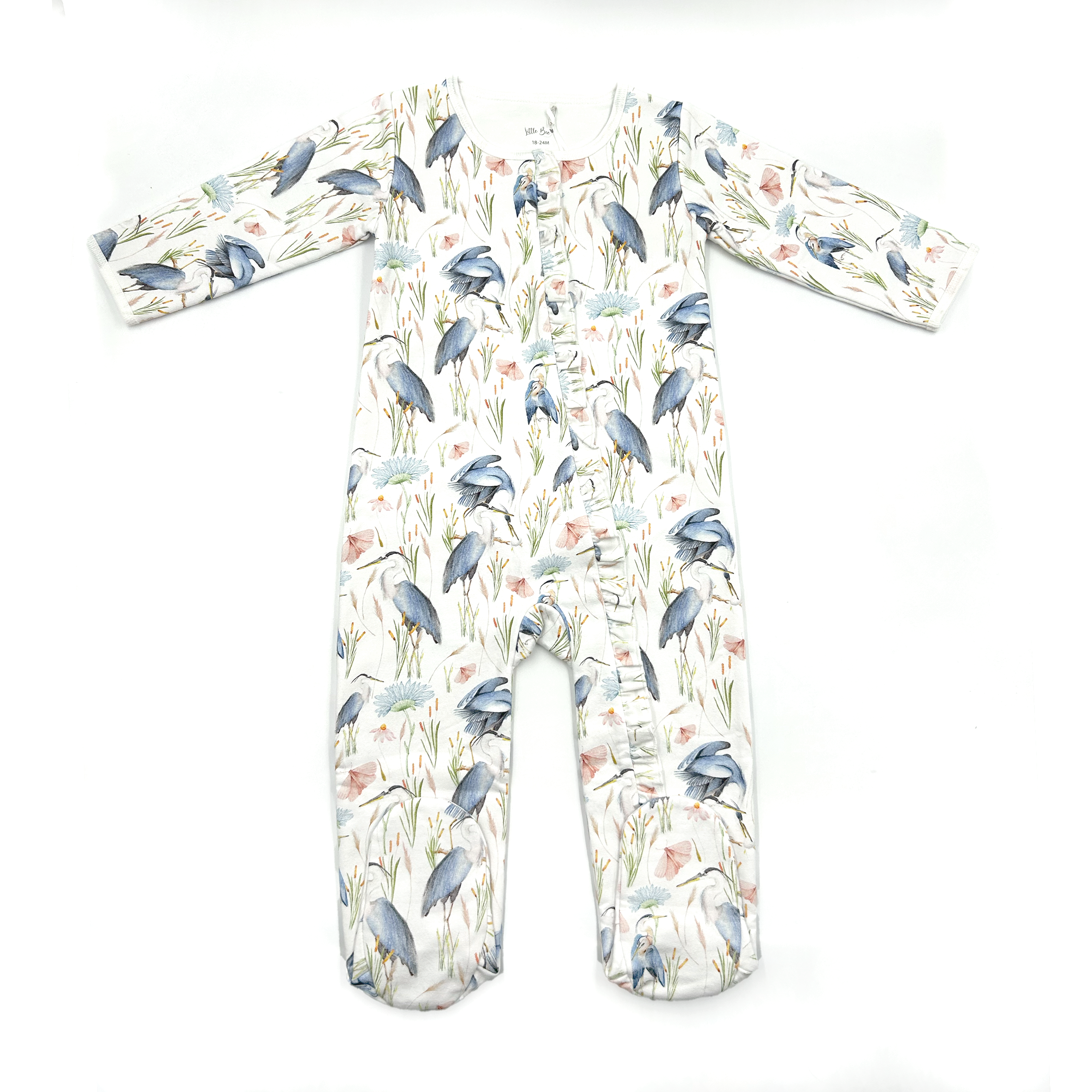 PIJAMA BABY FRANELA BLUEBIRDS