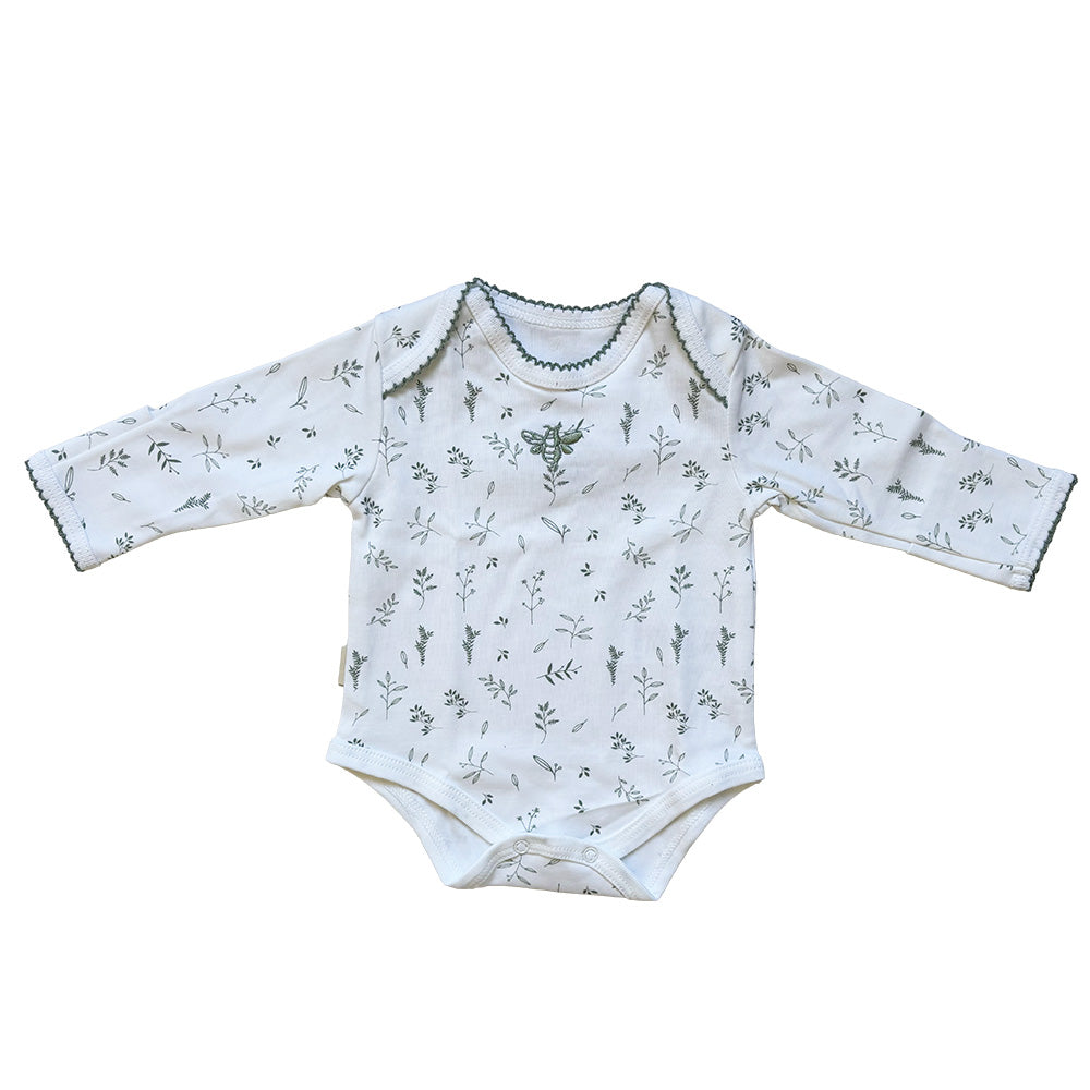 Body Manga Larga Leaves