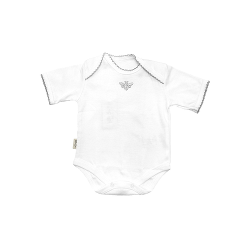 Body Manga Corta White