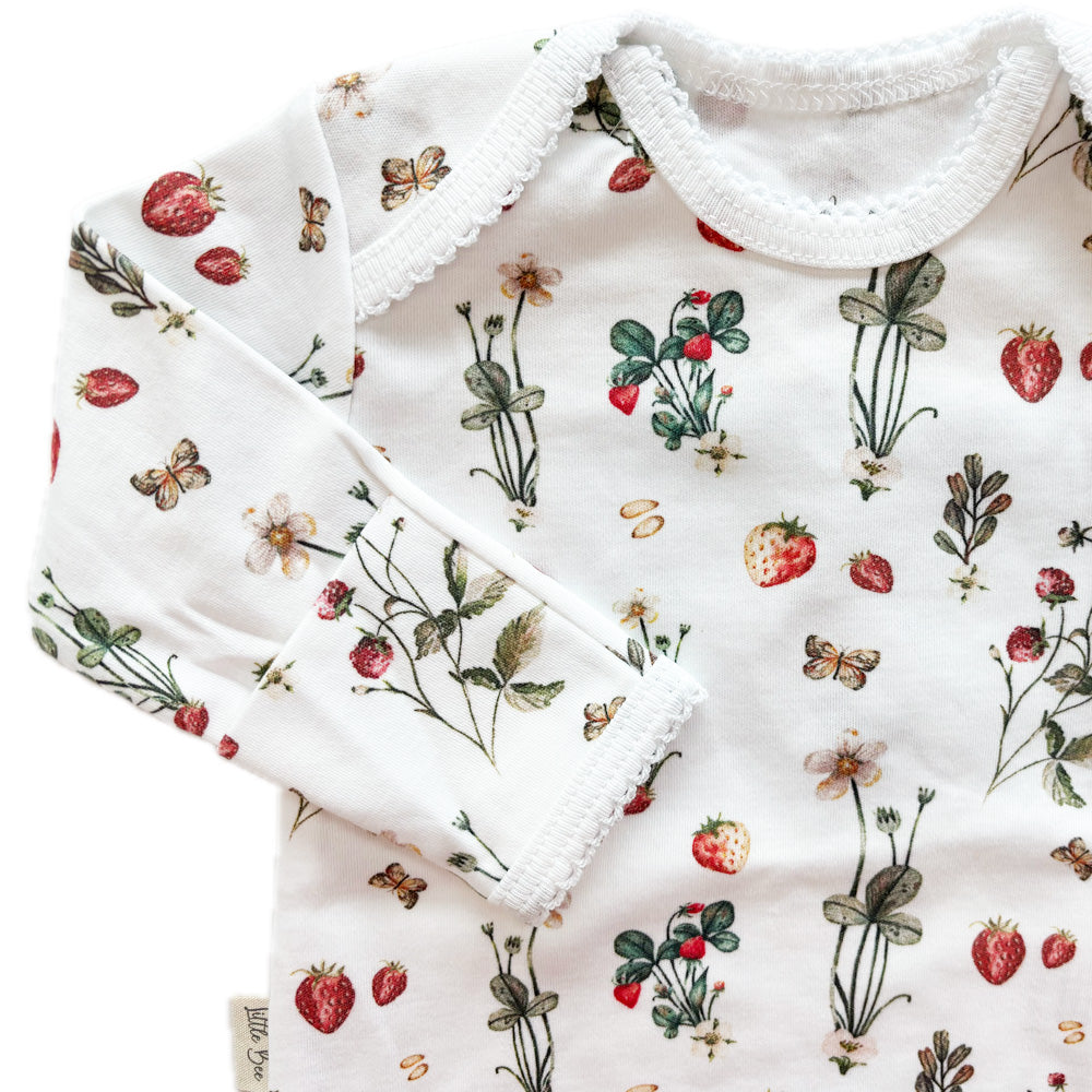 Body Manga Larga Strawberry