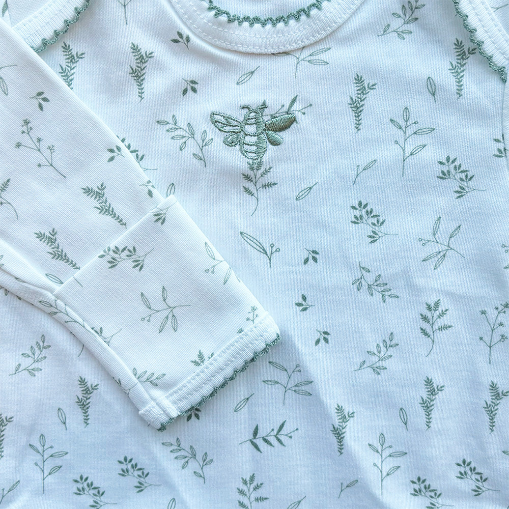 Body Manga Larga Leaves