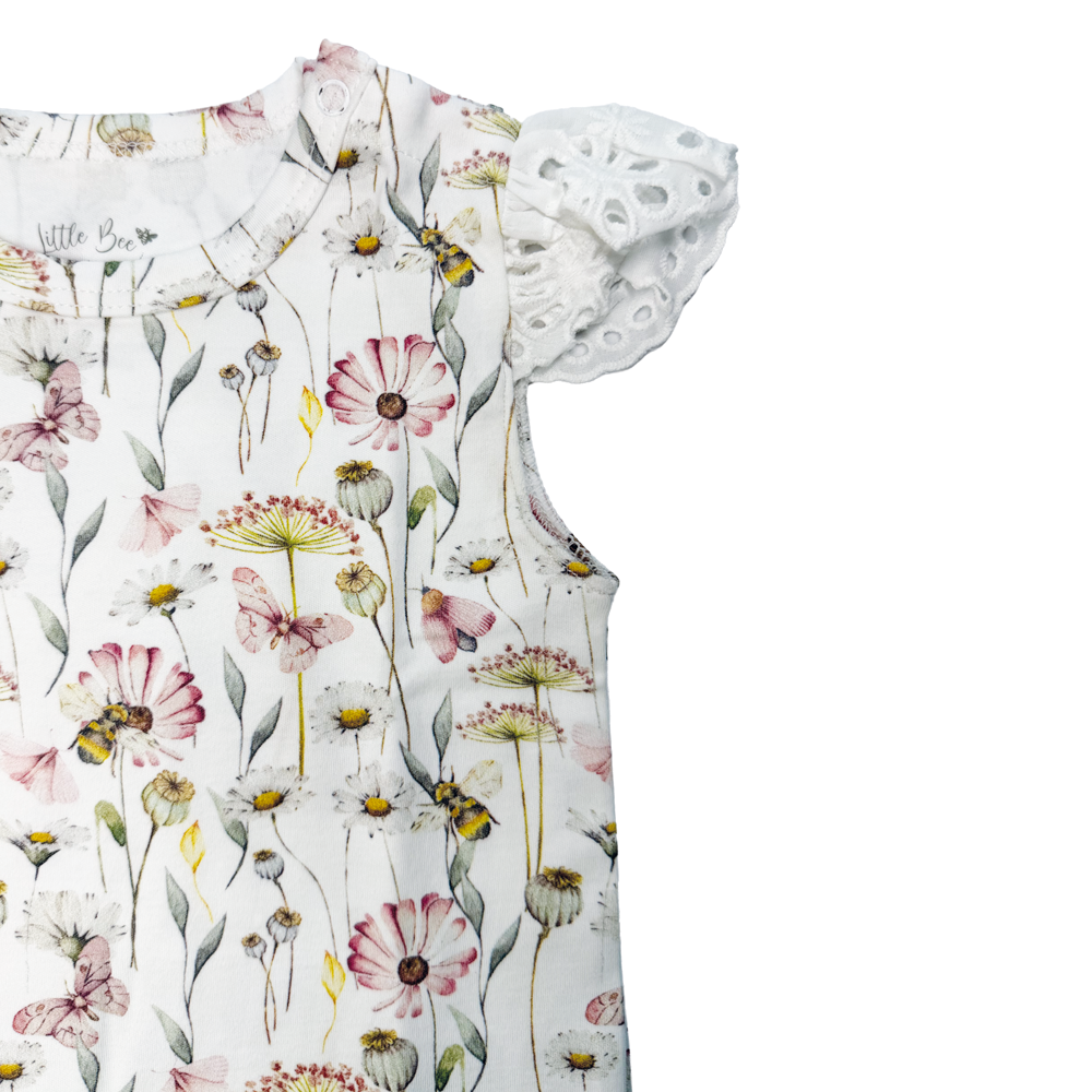 Body Manga Corta Butterflies