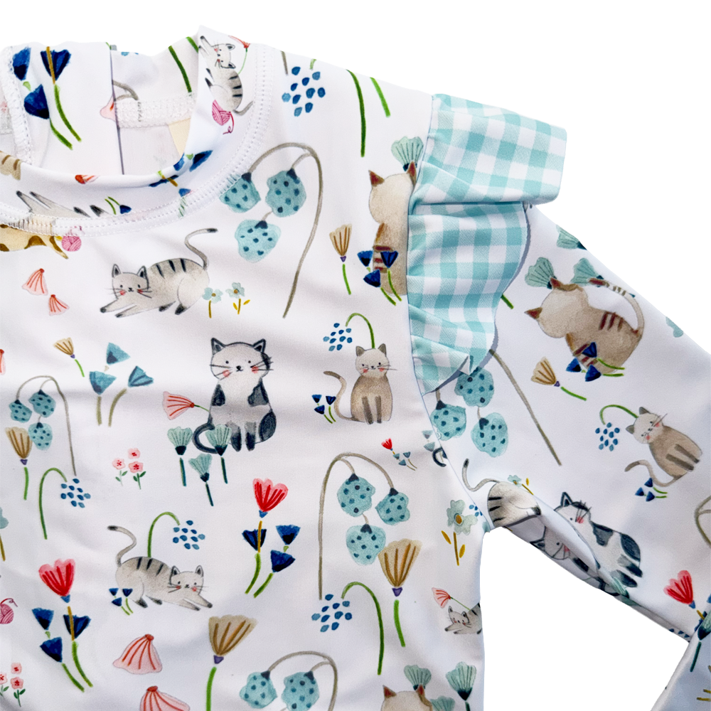 Traje de Baño Niña Dos Piezas Cats