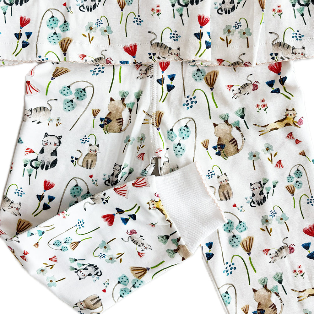 Pijama Largo Cats- Algodón Pima
