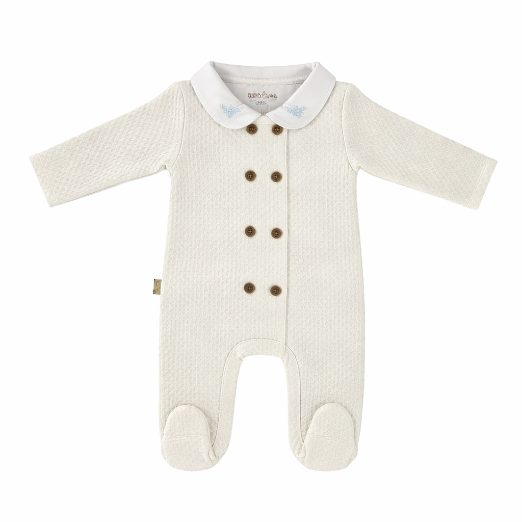 Pijama Winter Botones White