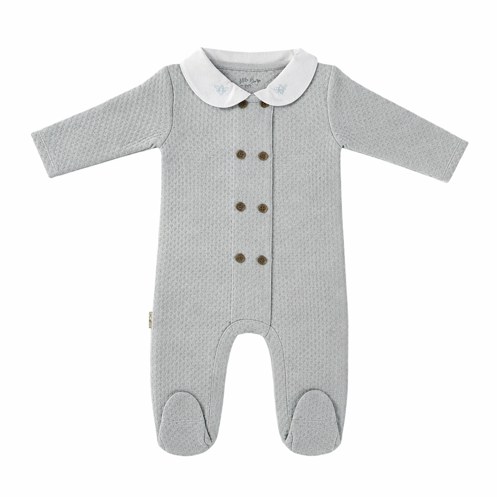 Pijama Winter Botones Grey