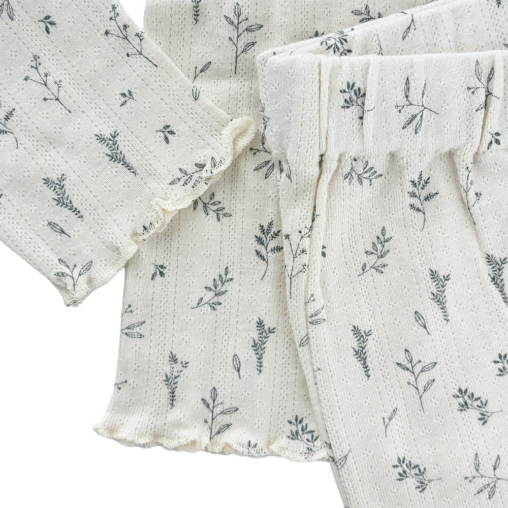 Pijama Winter Girl Point Leaves