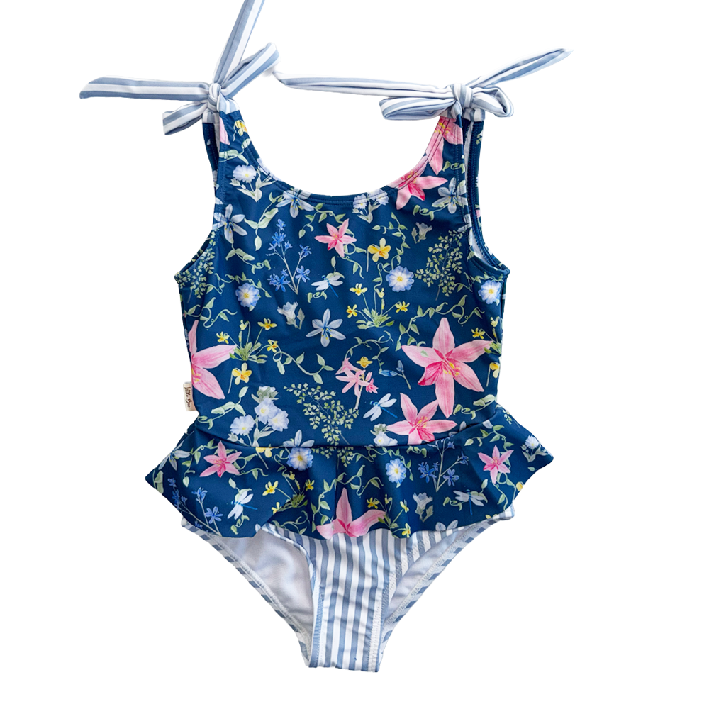 Traje de Baño Niña Peplum Jazmin