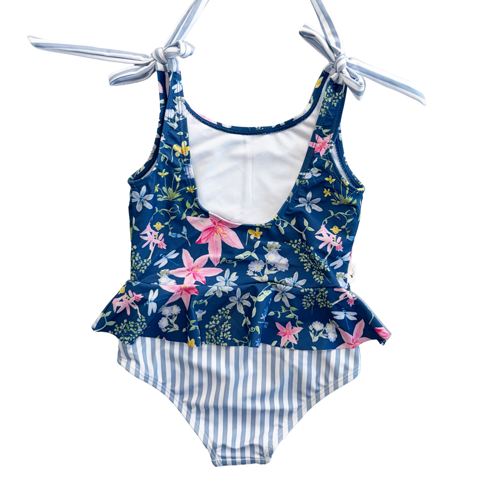 Traje de Baño Niña Peplum Jazmin