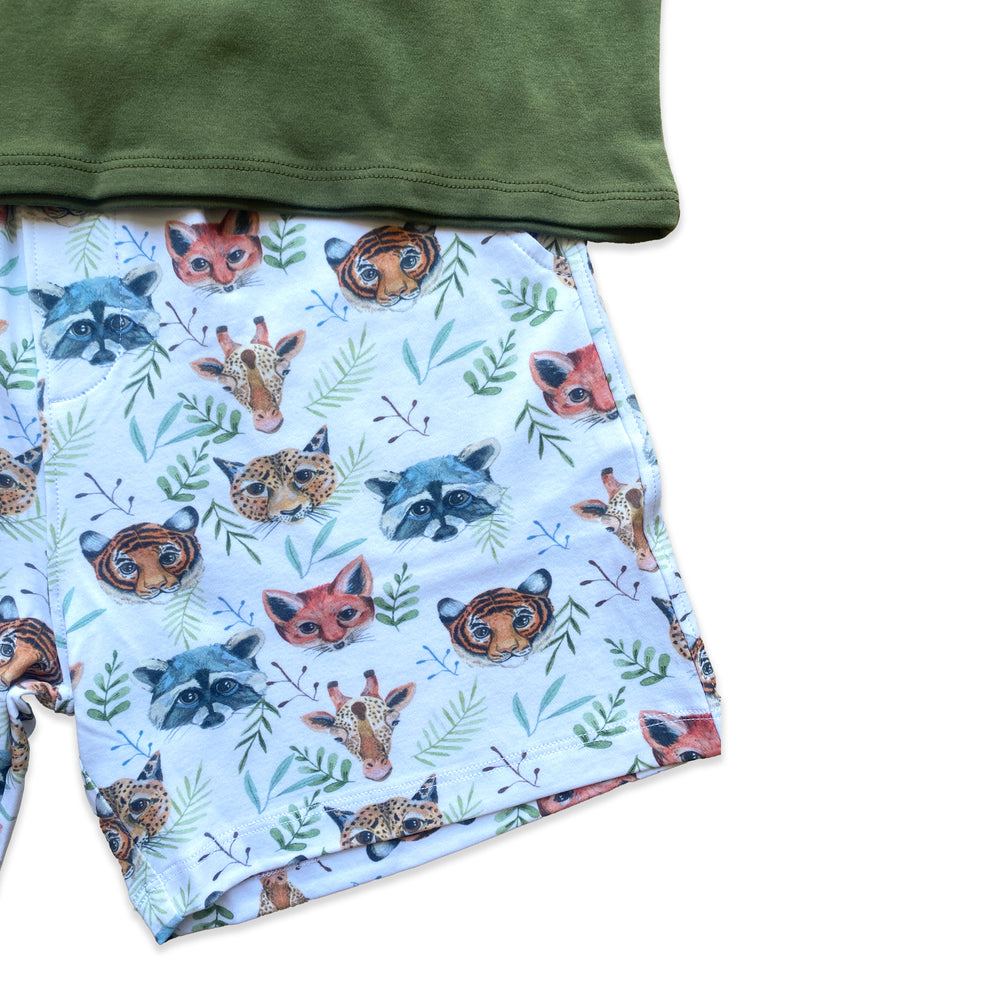 PIJAMA CORTO TEENS ANIMALS