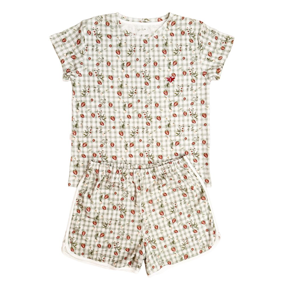 Pijama Corto Mamá Xmas Strawberry