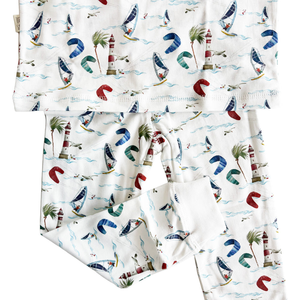 Pijama Largo Windsurf- Algodón Pima