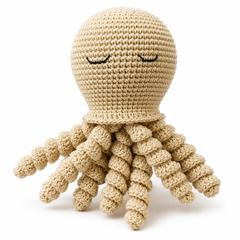 Pulpo Tejido Beige