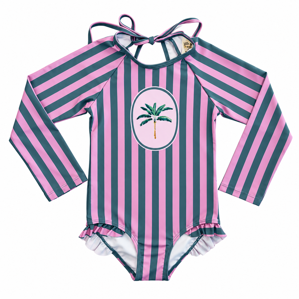 Traje de Baño ML Malva Stripes