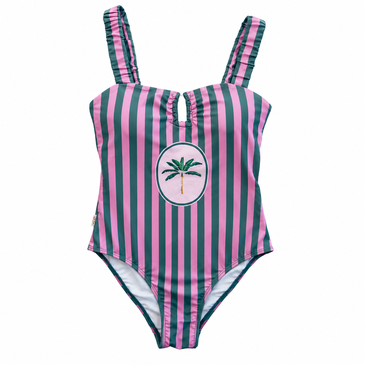 Traje de baño Mamá Malva Stripes