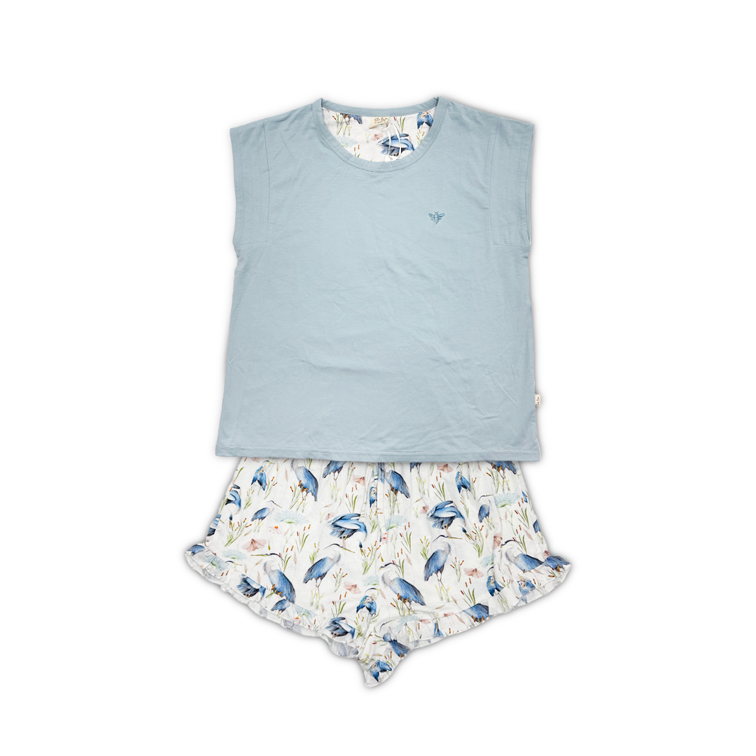 Pijama Corto Mama/ Teens Bluebirds