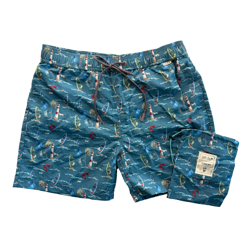 Traje de Baño Papá Windsurf