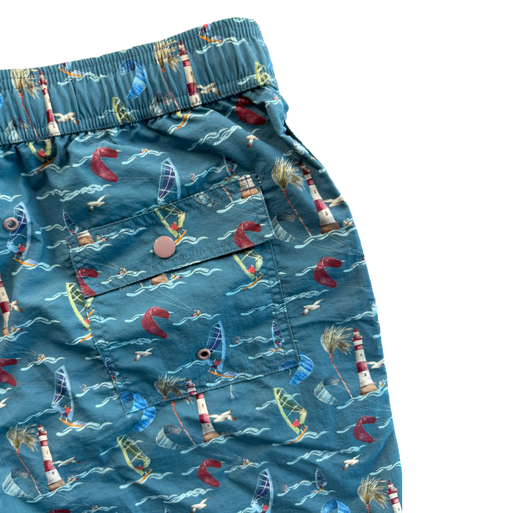 Traje de Baño Papá Windsurf