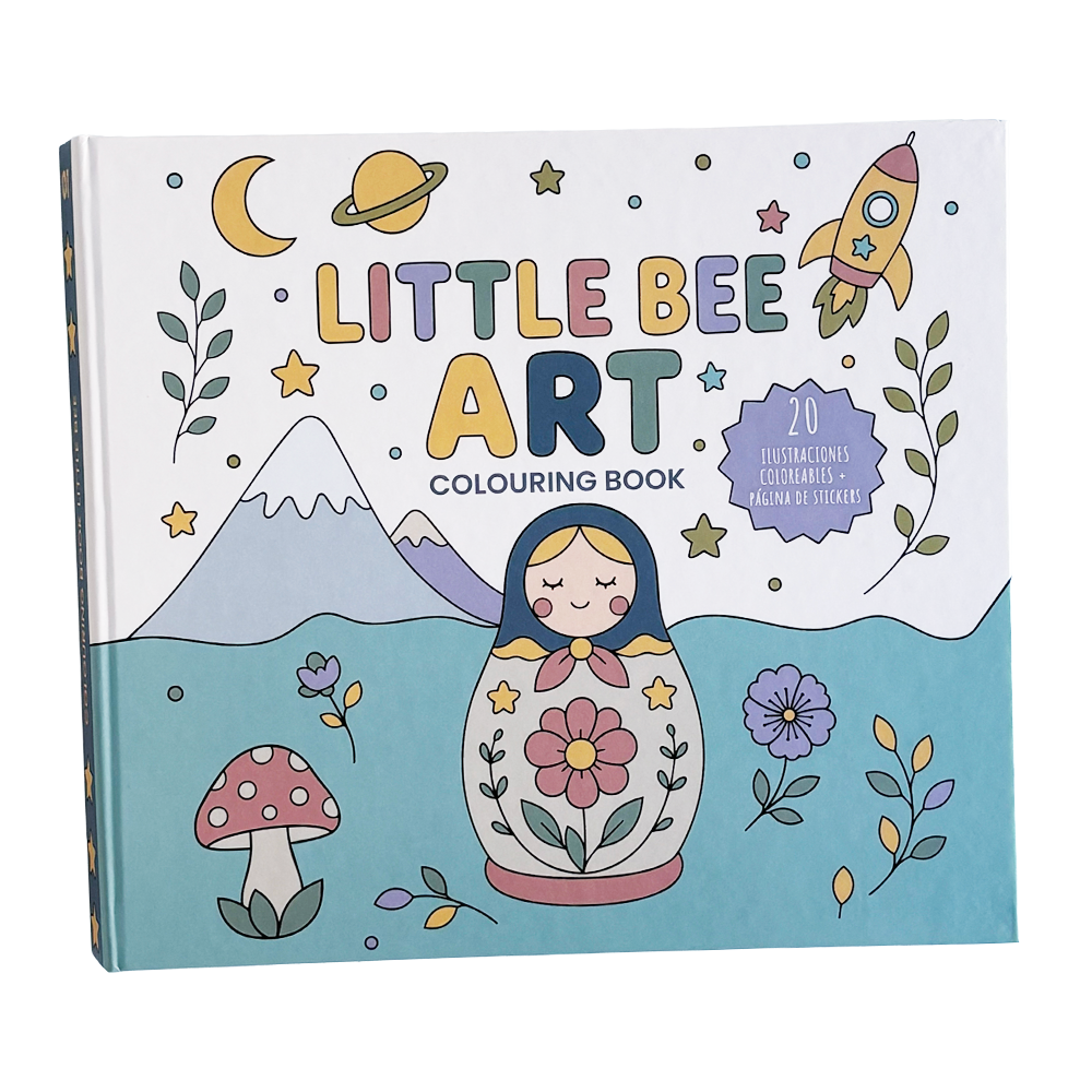 Colouring book Little Bee art