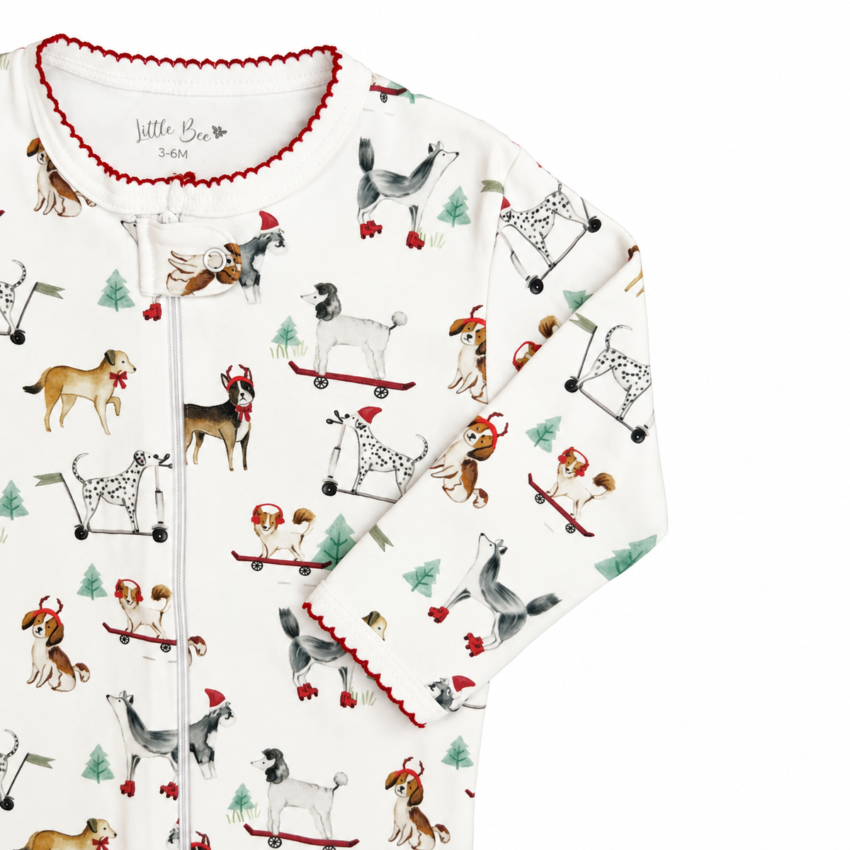 Pijama Baby Xmas Dogs- Algodón pima