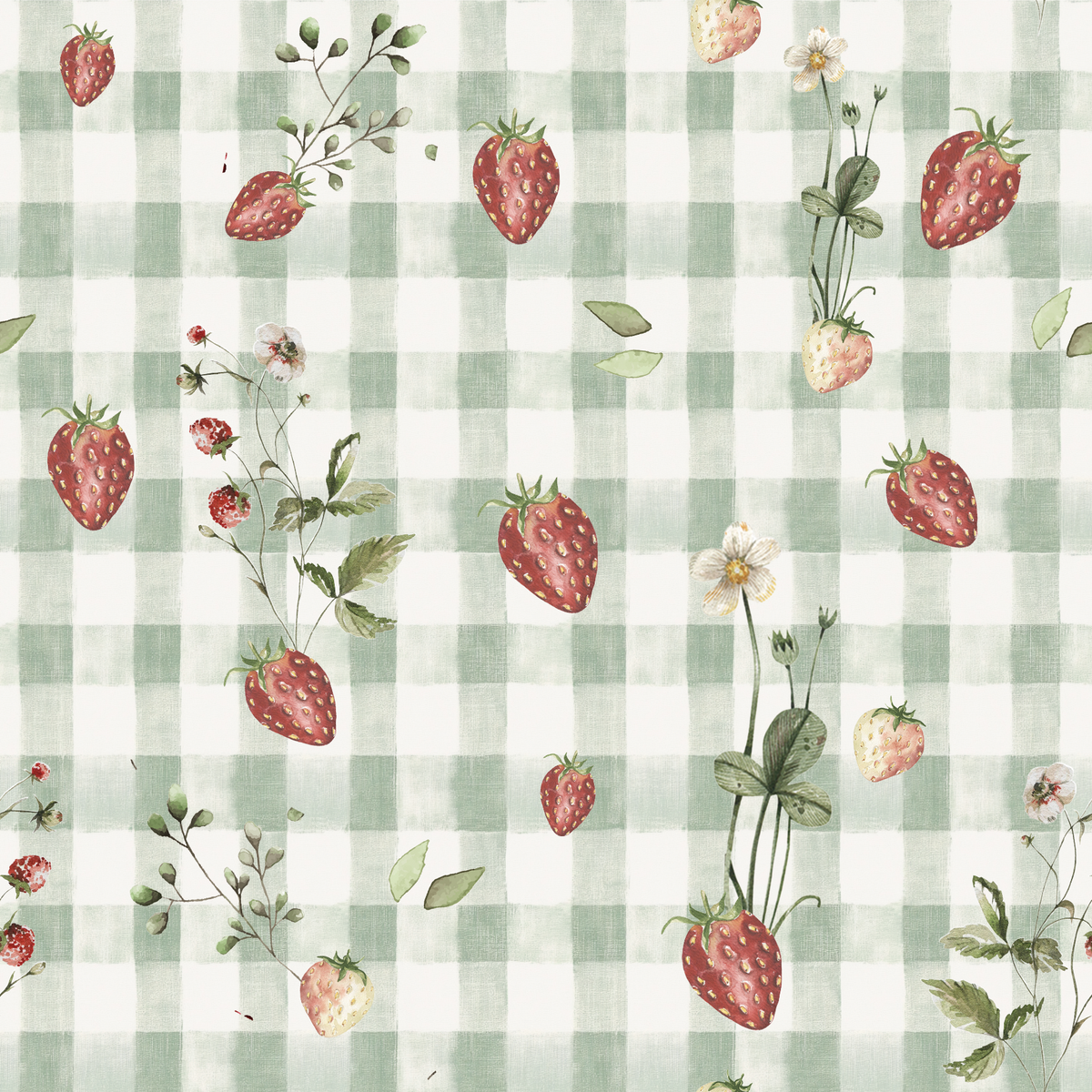 Babero Xmas Strawberry