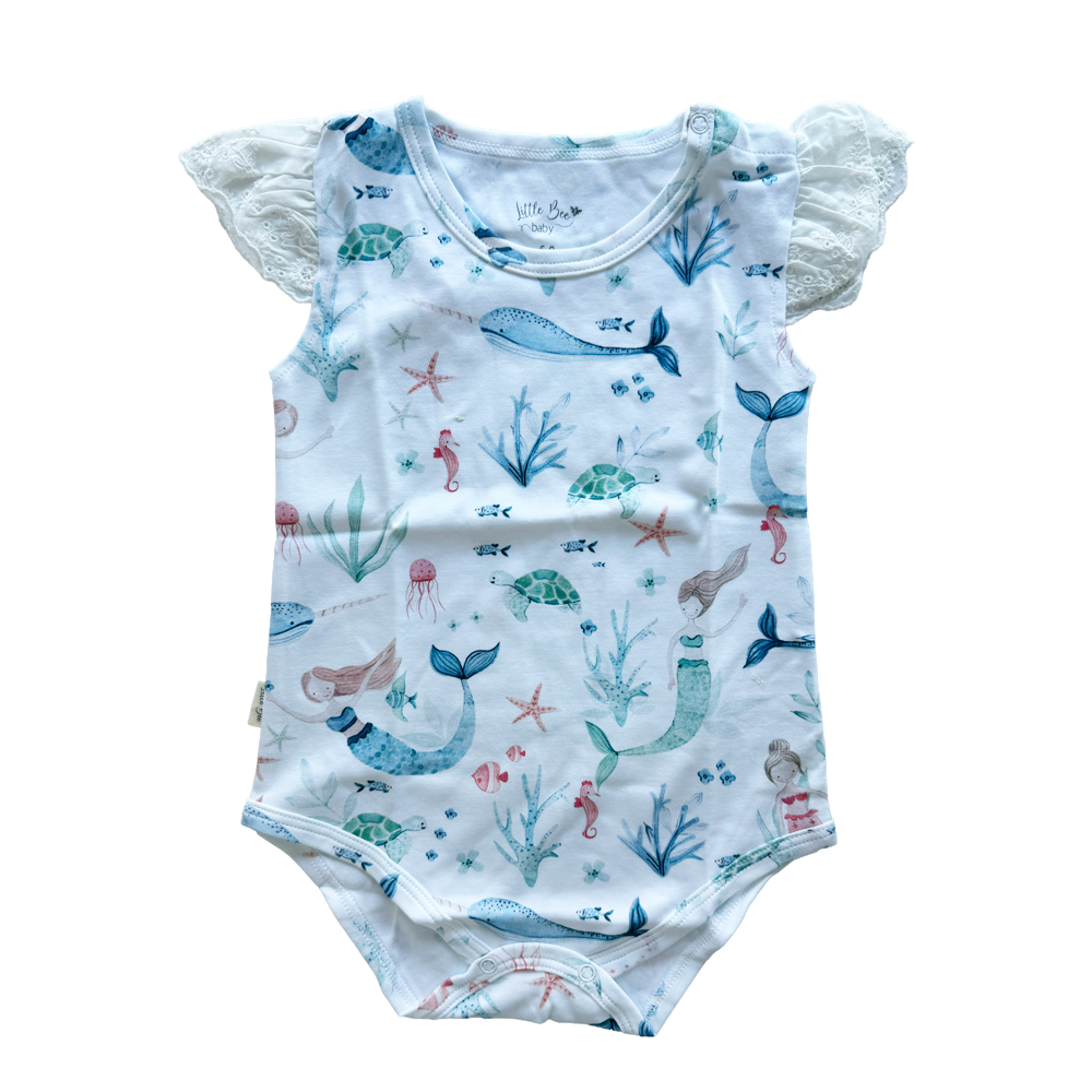 Body Manga Corta Mermaids