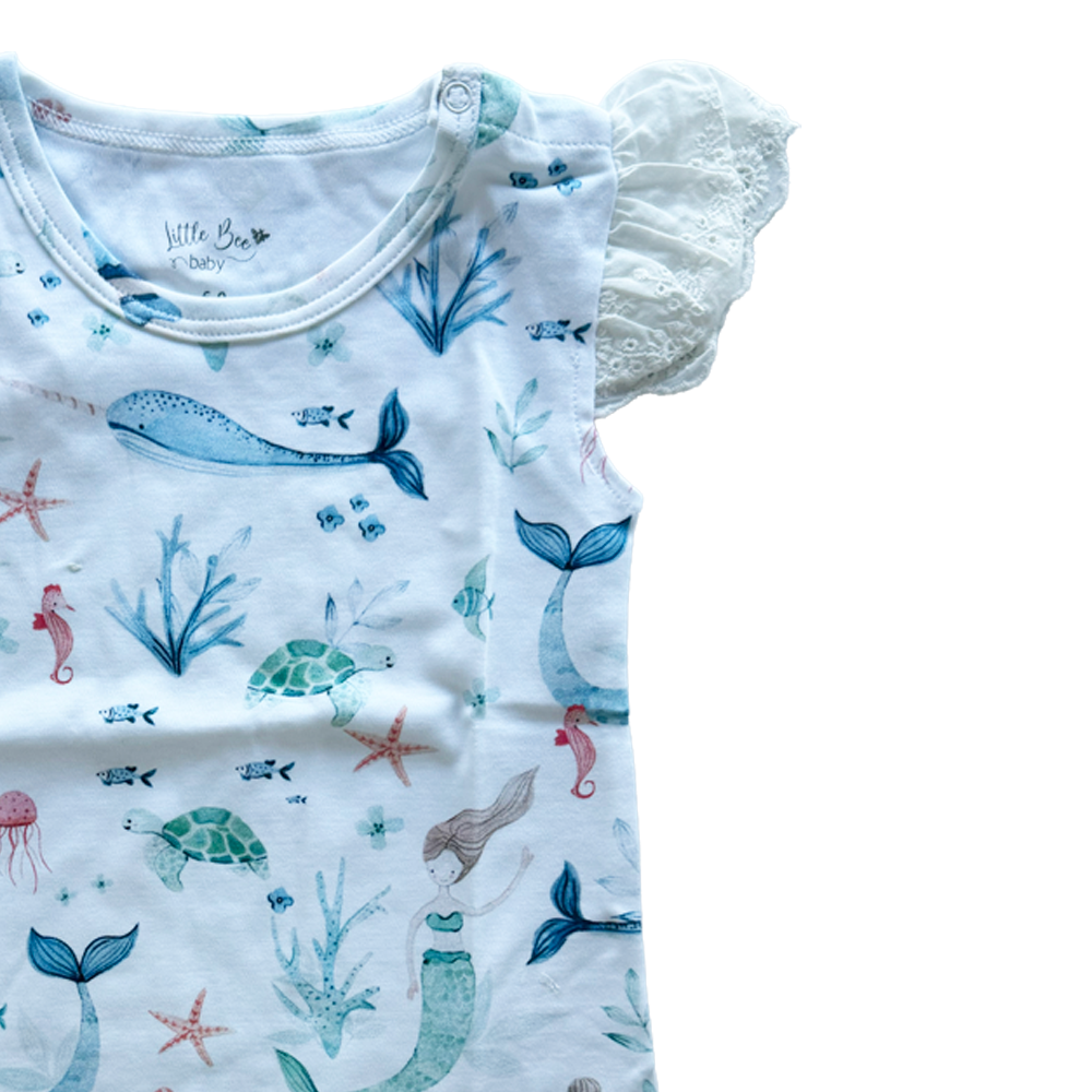 Body Manga Corta Mermaids