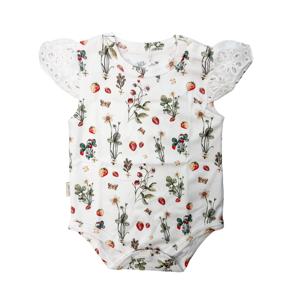 Body Manga Corta Strawberry