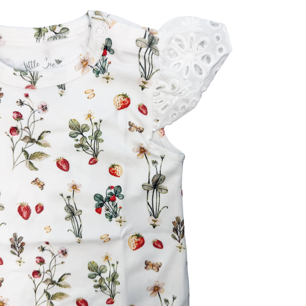 Body Manga Corta Strawberry