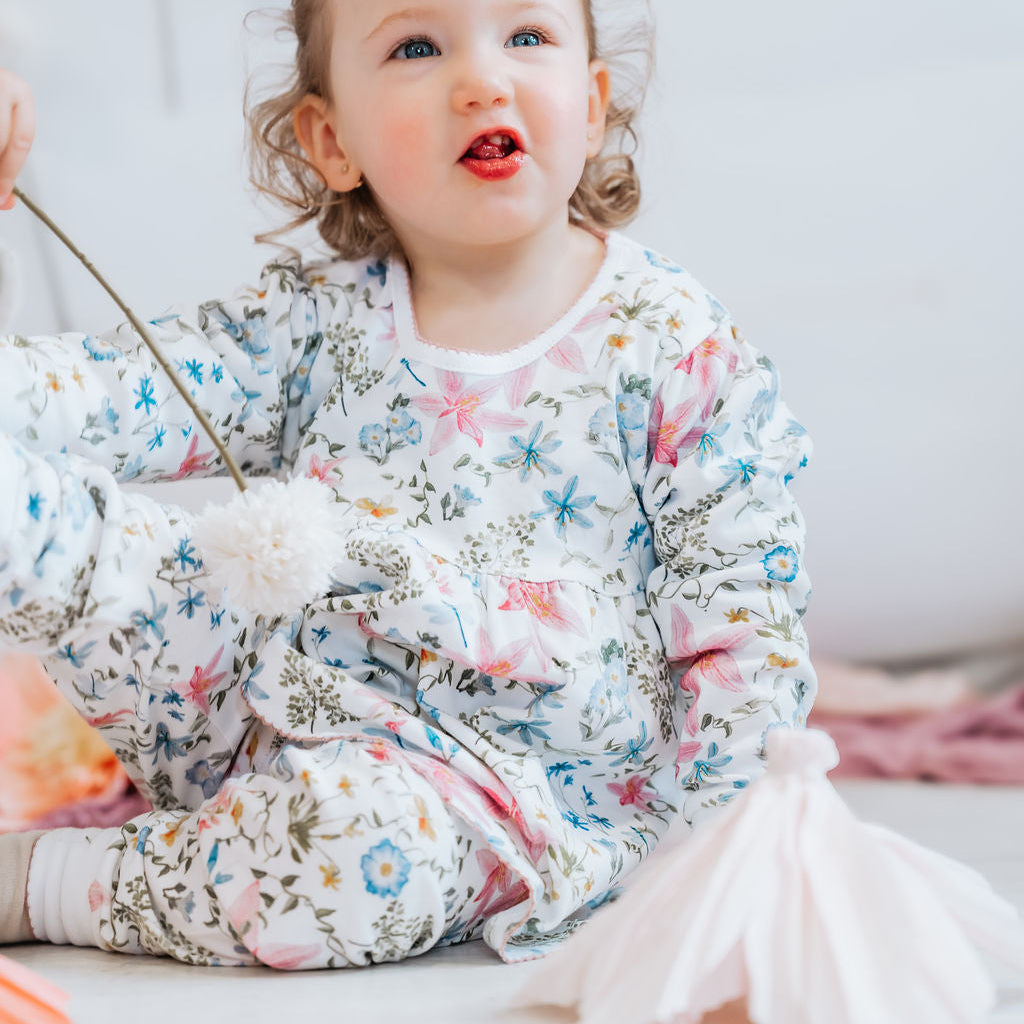 Pijama Largo Jazmín- Algodón Pima