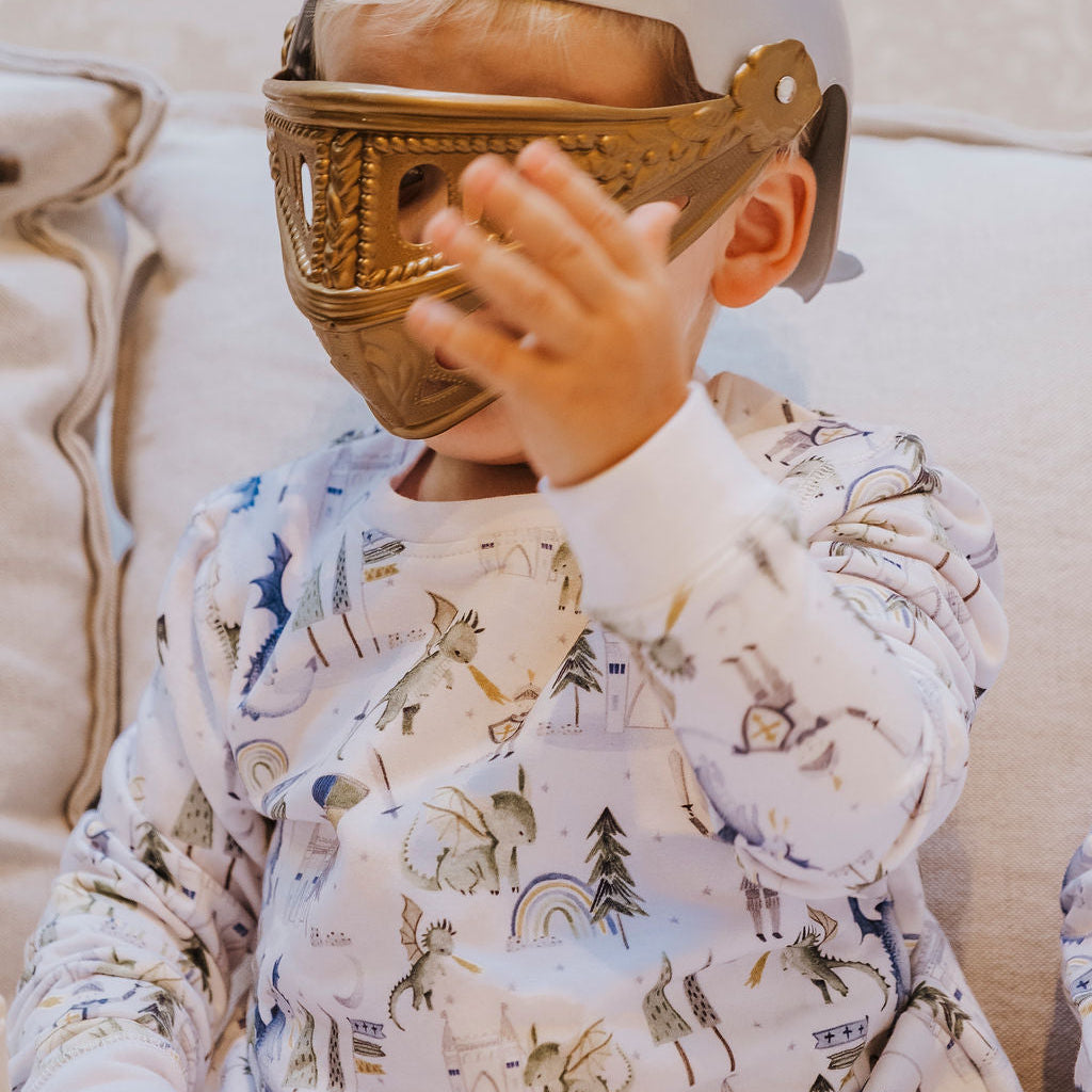 Pijama Largo Dragons- Algodón Pima