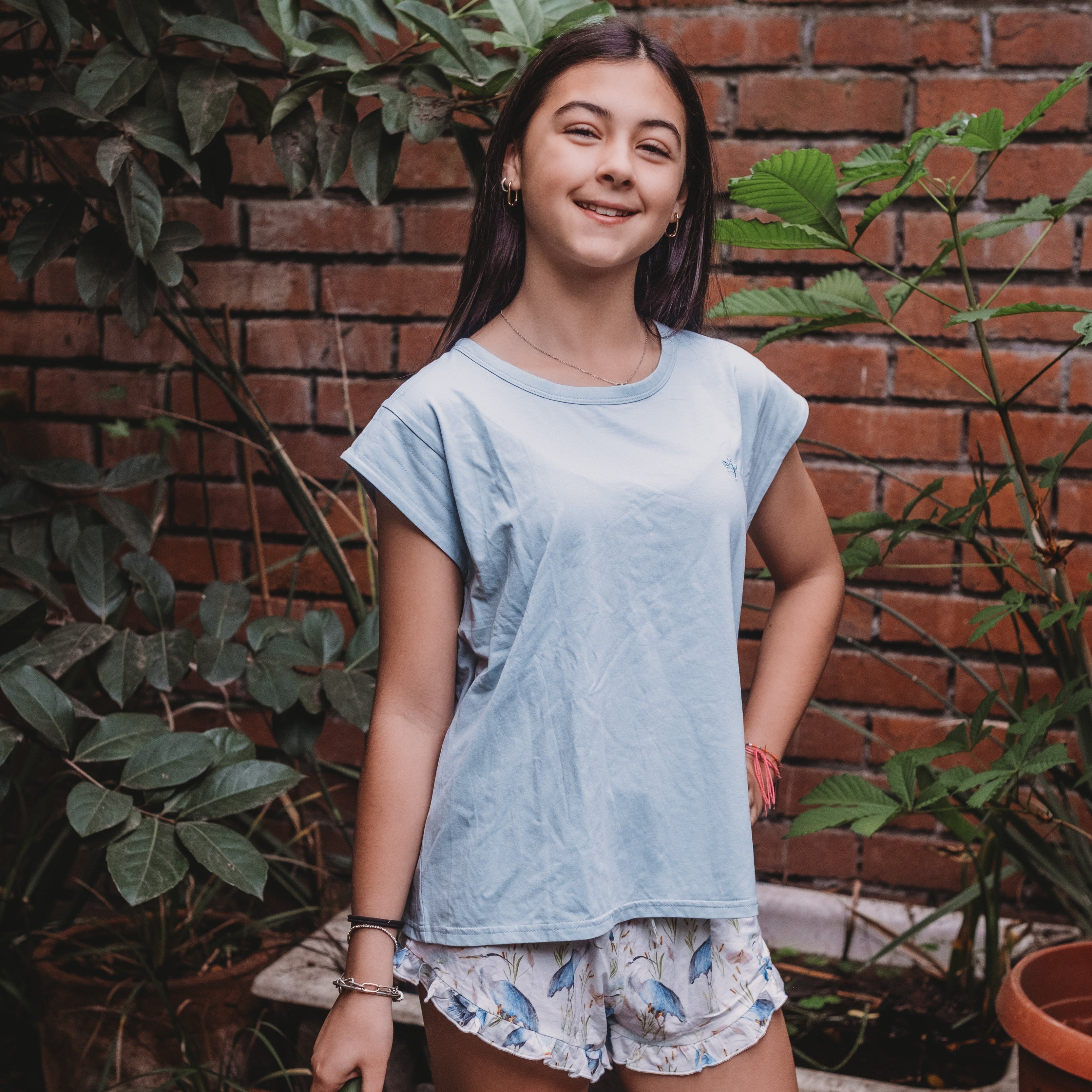 Pijama Corto Mama/ Teens Bluebirds