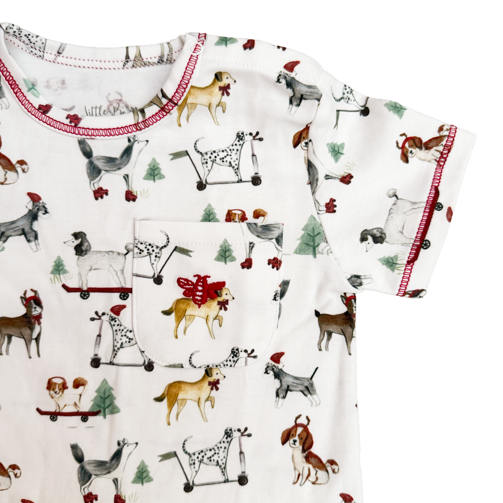 Enterito Corto Xmas Dogs