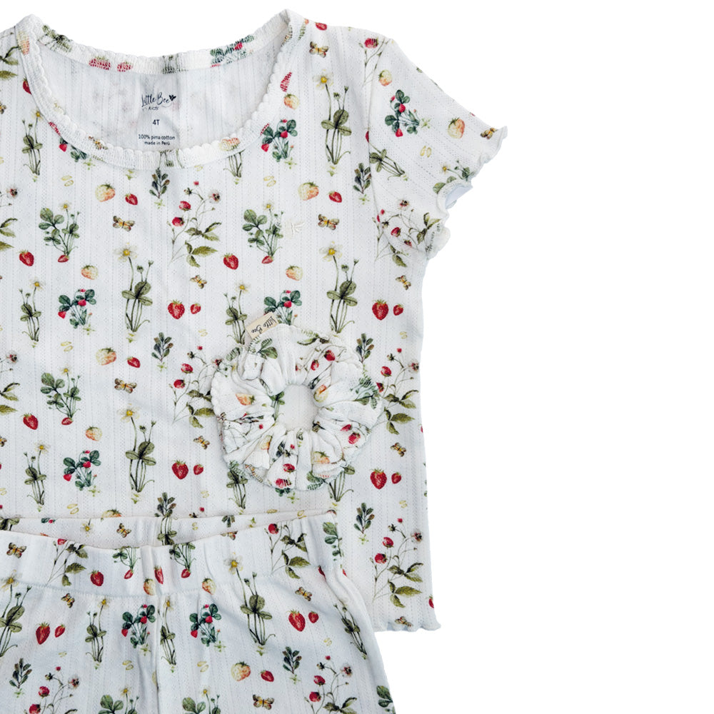 Pijama Corto Pointielle Strawberry