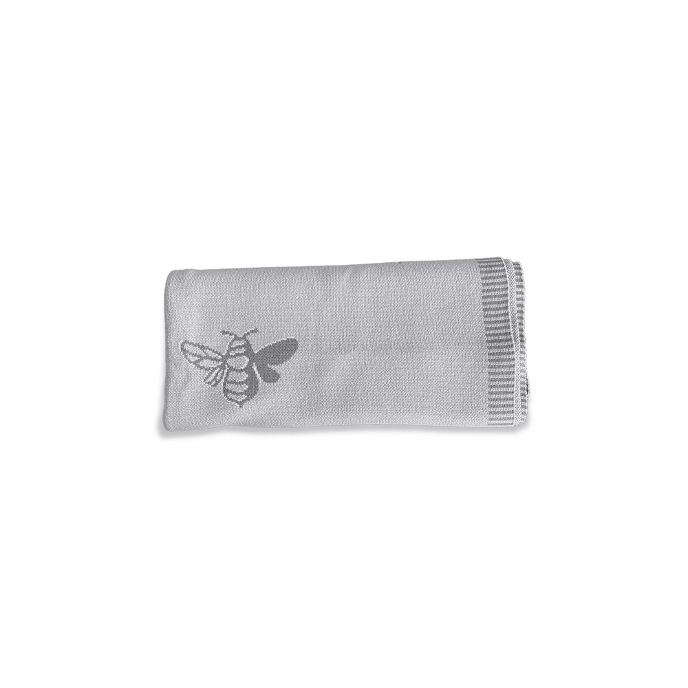 Manta Tejida Grey Bee