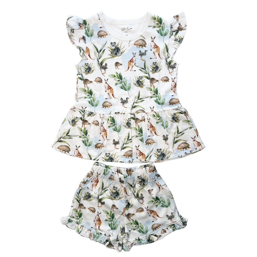 Pijama Corto Australia Girl - Algodón Pima