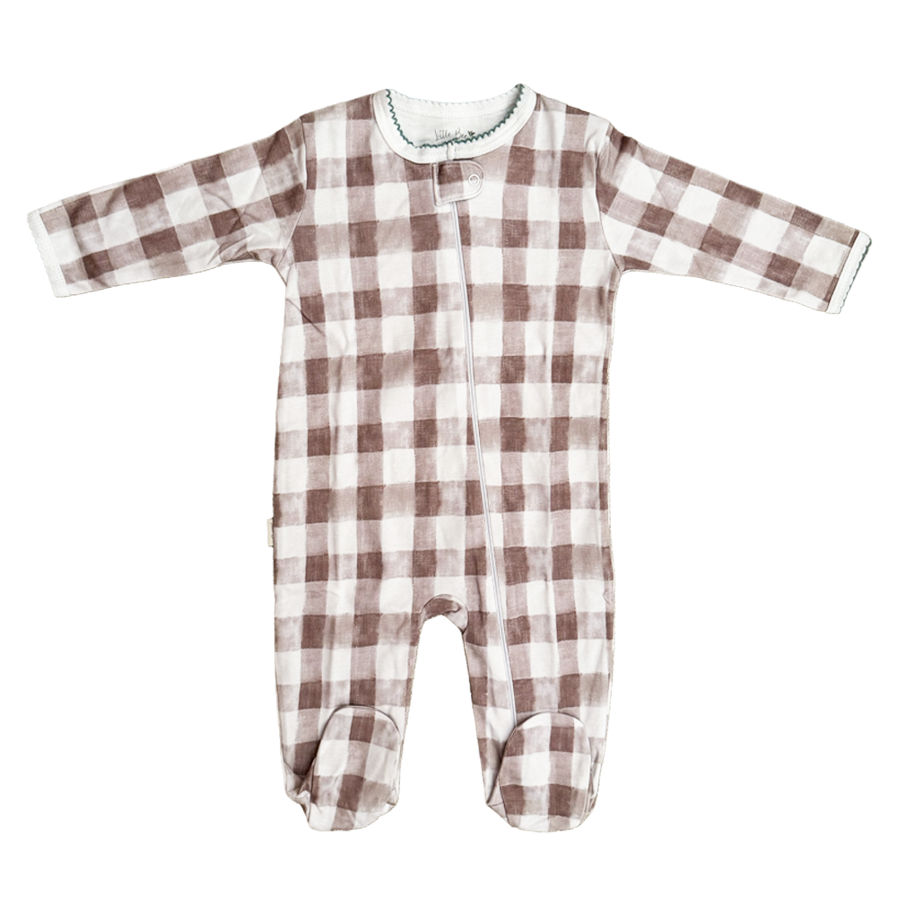 Pijama Baby Xmas Vichy - Algodón pima