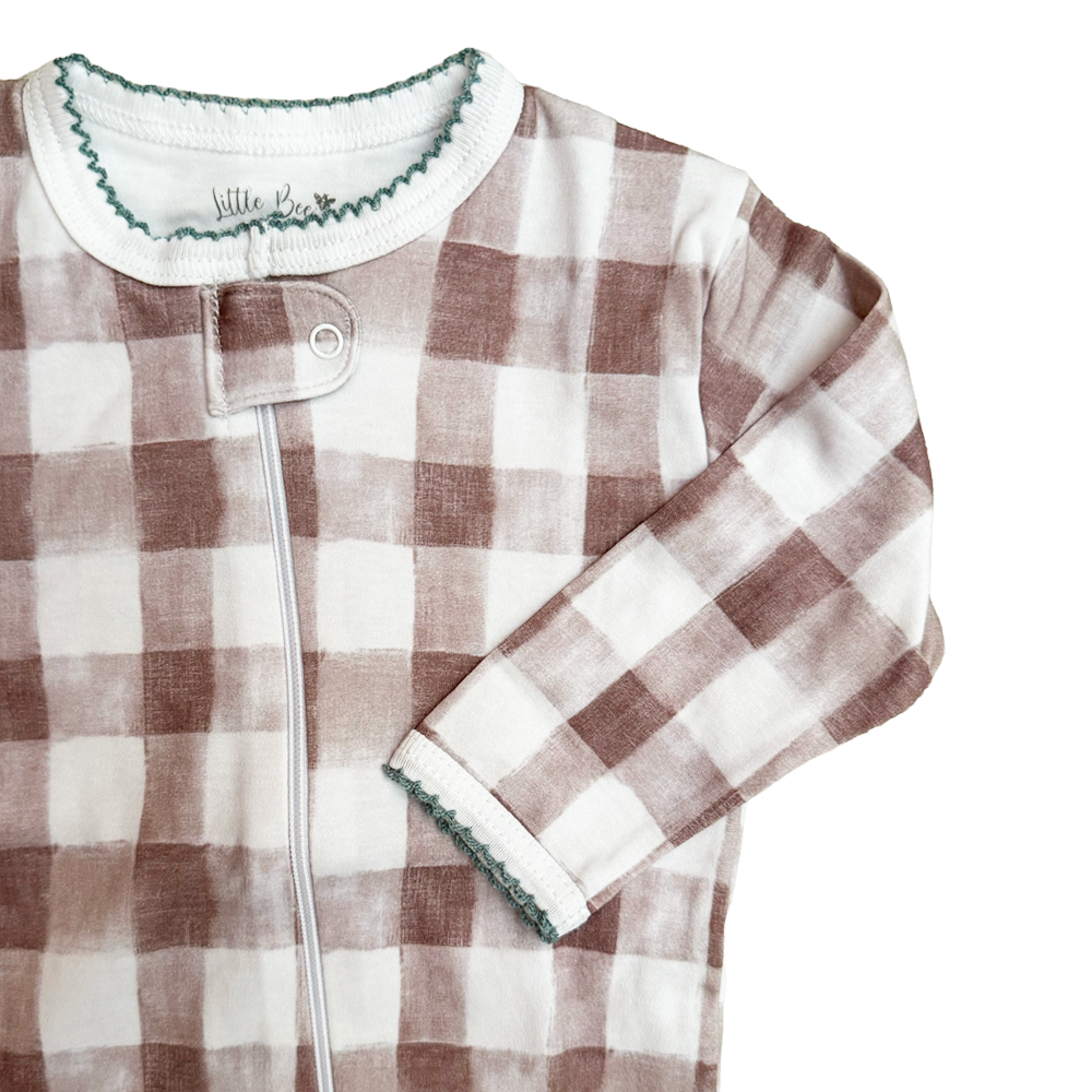 Pijama Baby Xmas Vichy - Algodón pima