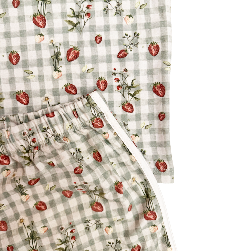 Pijama Corto Mamá Xmas Strawberry