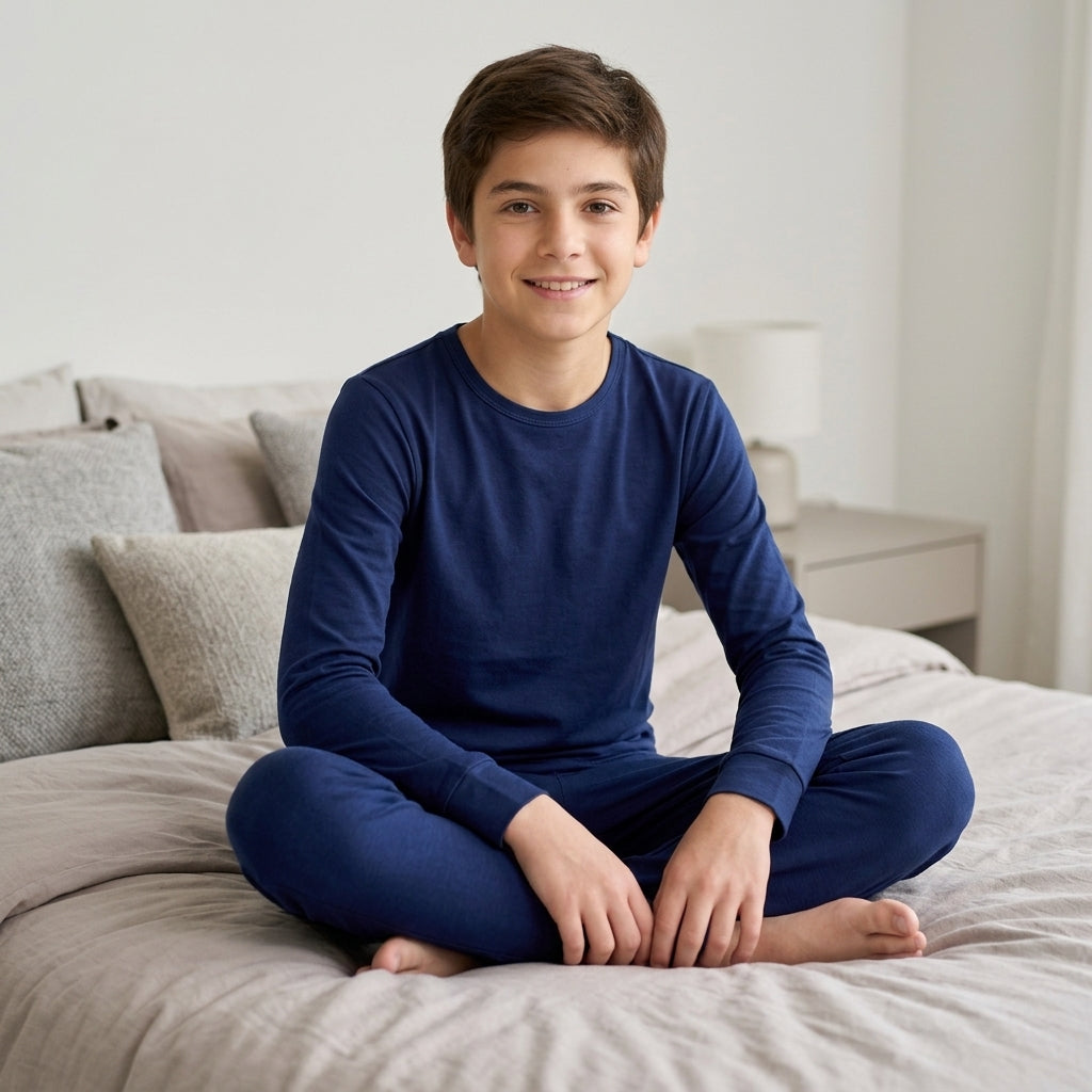 Pijama Largo Teens Blue Rock